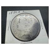 1880 O Morgan Silver Dollar