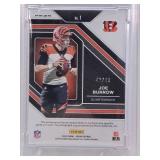 Joe Burrow Rookie 2020 Panini Prizm Purple Power Auto #1 - Numbered 42/49 - Cincinnati Bengals Football Card