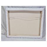 Autographed Adrian Peterson Painting by Robert Blehert Approx. 24" x 20 1/4"