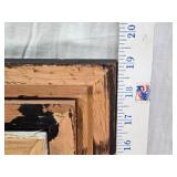 Vintage Framed Aviation Painting by Mel Brown featuring two P-47D Thunderbolt aircraft from the 61st Fighter Squadron, 56th Fighter Group of the 8th Air Force