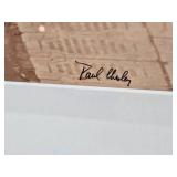 Framed Photograph of a Girl Holding a Tomato and Onion by Minnesota Native Photojournailst Paul Chesley - Approx. 20 1/2" x 26 1/2"