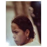 Framed Photograph of a Girl Holding a Tomato and Onion by Minnesota Native Photojournailst Paul Chesley - Approx. 20 1/2" x 26 1/2"