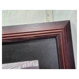 Framed Black and White Bridge Photo of The Stone Arch Bridge in the 1890s over the Mississippi Near St. Anthony Falls - approximately 35 inches wide and 29 inches tall