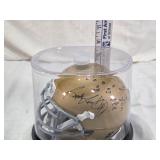 Rudy Ruettiger Auto with Movie Quote Schutt Authentic Mini Notre Dame Fighting Irish Helmet