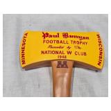 Paul Bunyan Football Trophy Replica Minnesota Gophers Wisconsin Badgers