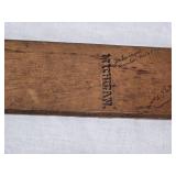 Vintage University of Michigan Signed Fraternity Paddle likely from the Phi Delta Kappa Fraternity from the Early 1930s