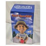 St. Paul Saints Carl Spackler Bobblehead with Championship Chisel Figurine
