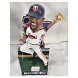 Byron Buxton with Gold Glove Nothing Falls But Raindrops Minnesota Twins Bobblehead Figurine with Box and Packaging