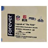 Lot of 3 Russell Wilson Bobblehead Figures including a Super Bowl Win Figure, Grizzlies and Dust Devils