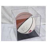 Bo Ryan Autographed Wisconsin Badgers Basketball in Case