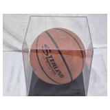 Bo Ryan Autographed Wisconsin Badgers Basketball in Case