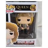 Queen Pop! Rocks Vinyl Figures Set featuring Freddie Mercury, Brian May, John Deacon, and Roger Taylor