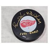 Gordie Howe "Mr. Hockey" Signed NHL Detroit Red Wings Hockey Puck