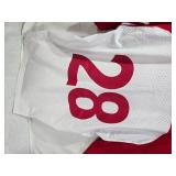 Barry Alvarez Signed Adidas Montee Ball Wisconsin Badgers football jersey