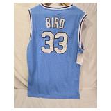 Larry Bird Auto Nike Indiana State Blue Basketball Jersey