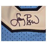Larry Bird Auto Nike Indiana State Blue Basketball Jersey