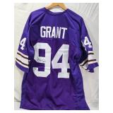 Bud Grant Autographed Number 94 Minnesota Vikings Football Jersey with Cert of Authenticity and Photo