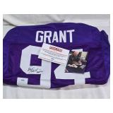 Bud Grant Autographed Number 94 Minnesota Vikings Football Jersey with Cert of Authenticity and Photo