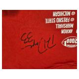 Ron Dayne Signed Wisconsin Football 2008 Camp Randall Stadium T-Shirt