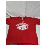 Ron Dayne Signed Wisconsin Football 2008 Camp Randall Stadium T-Shirt