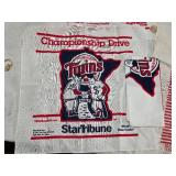 5 Various Minnesota Twins Homer Hankies