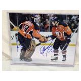 Autographed New York Islanders Photo by Mark Parrish & Rick DiPietro with Certificate of Authenticity