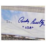 Autographed Rudy Ruettiger USA Football Stadium Photo with PSA/DNA Authentication