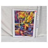 Robert Blehert "Celebration" Art Print Miracle on Ice - Approx. 14 inches tall