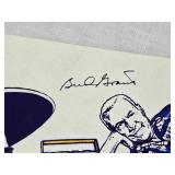 Bud Grant Auto on Bud Grant Day September 2, 1984 Vikings Pennant