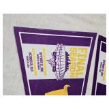 Minnesota Vikings Pennants Including Final Season Mall of America Field Pennants