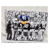 Lot of 2 Notre Dame Fighting Irish Hoisting Rudy Ruettiger on Their Shoulders Photographs
