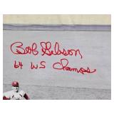 Bob Gibson 1964 World Series Champions Autographed Photo