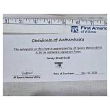 Lot of 2 Autographed Hockey Photos Featuring Jonny Brodzinski and Charlie Lindgren