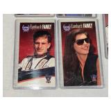 Lot of 5 Racing Cards Featuring Jeff Gordon and Earnhardt Family