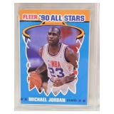 Michael Jordan 1990 Fleer All-Stars GMA Graded Mint 9 #5 - NBA Basketball Card