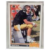 Brett Favre Rookie 1991 Upper Deck #13 Beckett Gem Mint 9.5 - Atlanta Falcons Football Card