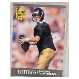 Brett Favre Rookie 1991 Fleer Ultra #283 PSA Graded Mint 9 - Atlanta Falcons Football Card