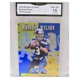 Russell Wilson 2015 Panini Rookies & Stars #C3 Crusade GMA Graded Gem MT 10  - Seattle Seahawks Football Card