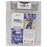 Russell Wilson 2015 Panini Rookies & Stars #C3 Crusade GMA Graded Gem MT 10  - Seattle Seahawks Football Card