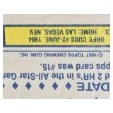 Greg Maddux Rookie 1987 Topps #70T in Screw Down One Touch - Chicago Cubs Baseball Card