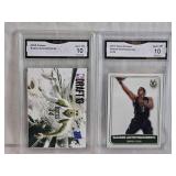 Giannis Antetokounmpo Basketball Cards Including 2017 Panini Stickers and ACEO Custom Gem MT 10 Graded Cards