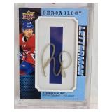 Ryan Poehling 2019-20 Upper Deck Chronology Letterman Auto #L-MO-RP - Montreal Canadiens Hockey Card