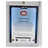 Ryan Poehling 2019-20 Upper Deck Chronology Letterman Auto #L-MO-RP - Montreal Canadiens Hockey Card