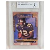 Daunte Culpepper 1999 Upper Deck Star Rookies #233 Beckett Graded 8 - Minnesota Vikings Football Card