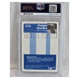 Dwight Gooden 1984 Fleer Update Auto #U-43 PSA Graded Card 8, Auto 10 - New York Mets Baseball Card