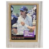 Bud Grant 1995 Enor Official Card of the Pro Football Hall of Fame #170 - Minnesota Vikings Football Card