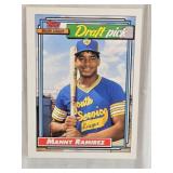 Manny Ramirez Rookie 1992 Topps Draft Pick #156 - Cleveland Indians Baseball Card