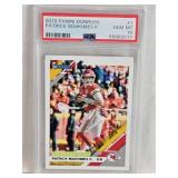 Patrick Mahomes II 2019 Panini Donruss #1 PSA Graded GEM MT 10  - Kansas City Chiefs Football Card