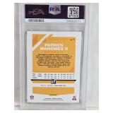 Patrick Mahomes II 2019 Panini Donruss #1 PSA Graded GEM MT 10  - Kansas City Chiefs Football Card