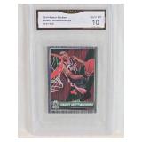 Giannis Antetokounmpo 2014 Panini Stickers #121 Foil GMA Graded 10 - Milwaukee Bucks Basketball Card